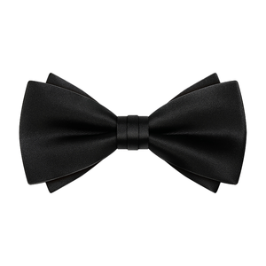 Papillon Stile Inglese-Coreano per Matrimoni Formali, Papillon Rosso e Nero per Testimoni e Sposi - Product Image 1