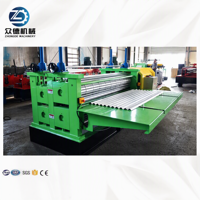 Machine de formage de tôles ondulées horizontales pour ateliers et entrepôts, structure en acier, certifiée CE ISO, machine automatique galvanisée