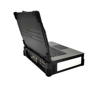 Boîtier d'ordinateur de bureau portable robuste ATX personnalisé de 15,6 pouces FHD avec 2 baies de disque dur avec alimentation avec ventilateur en stock