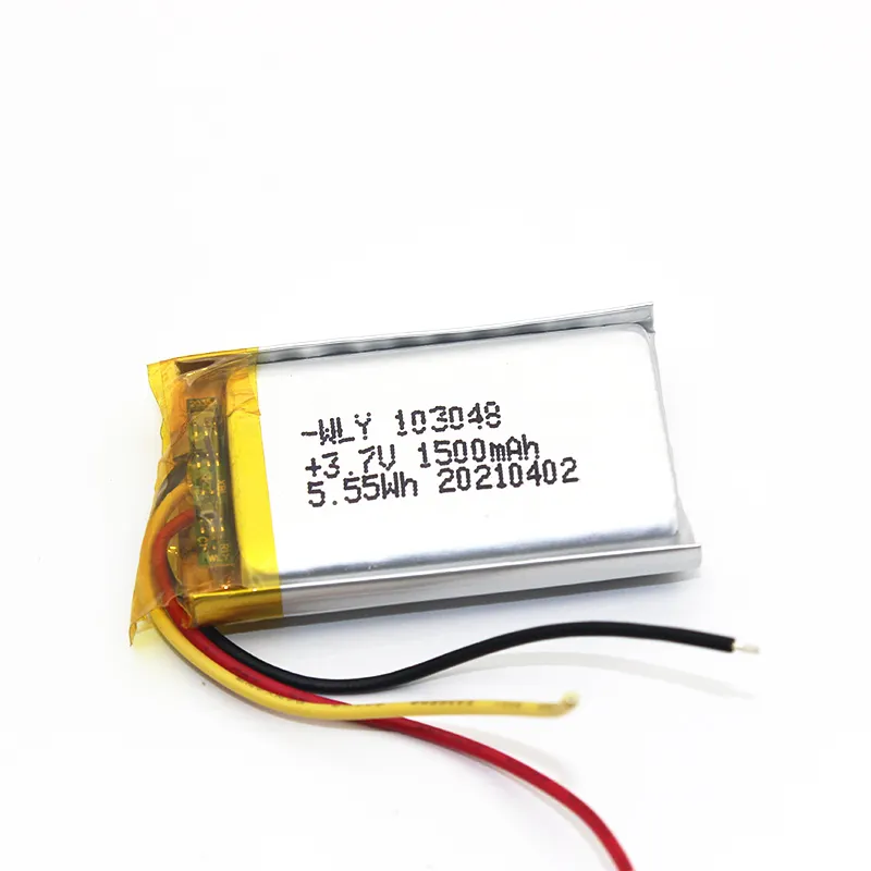 Big Capacity Lithium ion 3.7v 1500 mAh Battery 103048 with KC Certificate