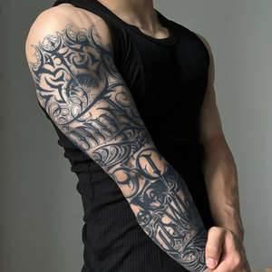 <span class=keywords><strong>ลาย</strong></span><span class=keywords><strong>สัก</strong></span>แบบกอธิคแบบแขนเต็มรูปแบบชั่วคราวรอยสักแบบกึ่งถาวรกันน้ำใช้งานได้นาน2สัปดาห์รอย<span class=keywords><strong>สัก</strong></span>สมุนไพรเหมือนจริงสำหรับตัว<span class=keywords><strong>แขน</strong></span> - Product Image 3