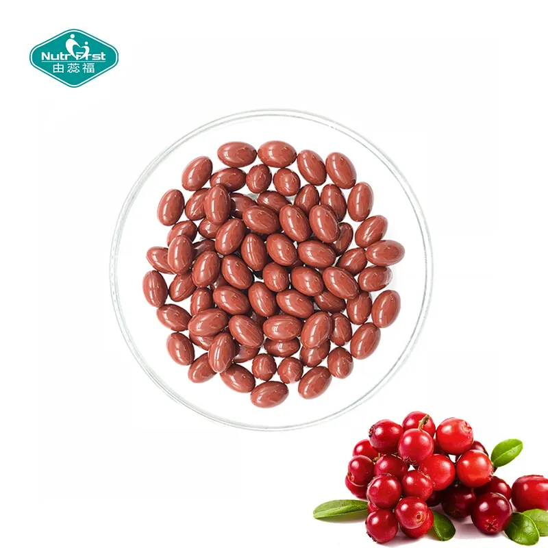 Herbal Equivalent Supplement Cranberry Extract Vitamin A E Capsules Softgel for Protect Urinary Tract