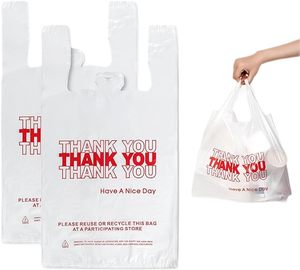 Low-Price Promotional Shopping Bags, Load-Bearing Personalized Logo Plastic Vest Bags
