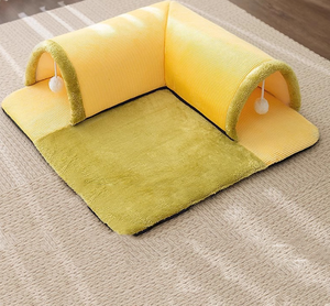 Coussin pour chien en forme de donut en peluche douce et luxueuse de couleur personnalisée, populaire, naturelle et moelleuse - Product Image 2