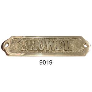 Letrero Náutico "SIN ENTRADA" Artesanía de metal cromado Panel de pared náutico y placa Letreros de puerta de metal - Product Image 3