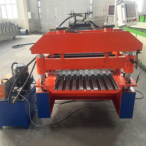 המחיר הטוב ביותר רולר מתכת תריס עד דלת ביצוע מכונת חיתוך דלת מסגרת פלדה עם מכונת חיתוך אוטומטי - Product Image 2