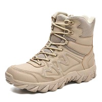Chaussures de sport montantes pour la randonnée en plein air Bottes de sécurité antidérapantes tactiques du désert résistantes à l'usure en Chine