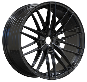 Jantes monobloc en alliage d'aluminium Flrocky 18 19 20 21 22 pouces, finition Gunmetal Machine Face, <span class=keywords><strong>ABT</strong></span> 5x112 pour Audi Q8 A4 A5 A6 A7 <span class=keywords><strong>A8</strong></span> S4 S5 - Product Image 4