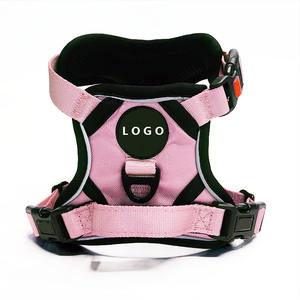 ไม่มีสายจูงสุนัขแบบดึงสะท้อนแสงผ้าออกซ์ฟอร์ด,ไม่มีโช๊คสายรัดลูกสุนัขพร้อมบุนวมนุ่ม - Product Image 3