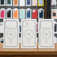 Boîte d'emballage de téléphone portable télescopique en carton recyclable avec logo personnalisé en feuille d'or et gaufrage mat, vente en gros
