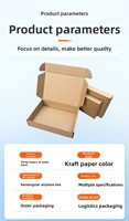 Weiße Wellpappe-Versandboxen Bedruckte Faltbare Transportkartons Leichte Flache Versandboxen Kleine Produkt-E-Commerce-Verpackung