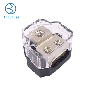 2-Wege-Ampere-Stromverteilungsblock aus Zink legierung für Car Audio Splitter 0GA in 4GA-Verteilerblöcken - Product Image 1