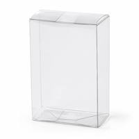 Boîte d'emballage en plastique double couche personnalisée avec bande décorative, couvercle incurvé transparent givré, pliable, portable, pour le rangement de parfums, personnalisable