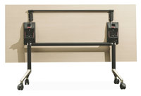 Table pliante de bureau en mélamine, offre spéciale, Portable et facile à plier, pour entraînement et conférence