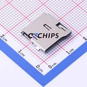 TF-02A <b>SD</b> <b>Card</b> / Memory <b>Card</b> Connector SMD Connector Self-Return Type MicroSD <b>Card</b> (TF <b>Card</b>) <b>Card</b> <b>Holder</b> 2mm - Product Image 1