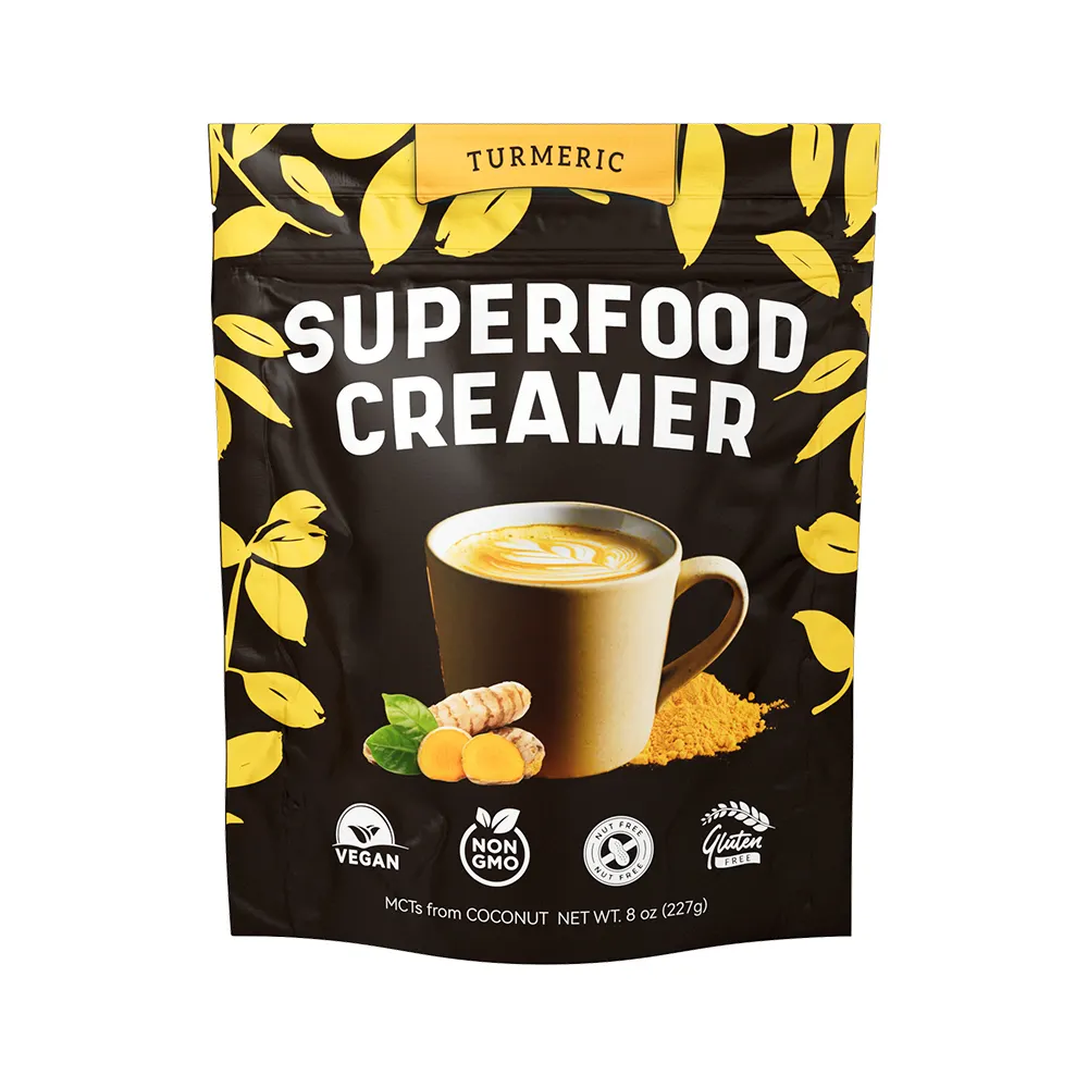 Creamer tunggal 25kg untuk kopi instan bebas lemak lemak jumlah besar kopi kunyit Mate Mct bubuk Creamer