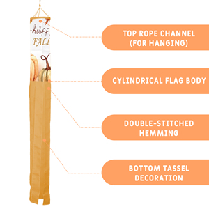 Customthe Feast of Thanksgiving Day Windsock Decor WindSock Digital Printed Flying Wind <b>Socks</b> for Yard Garden Porch - Product Image 2