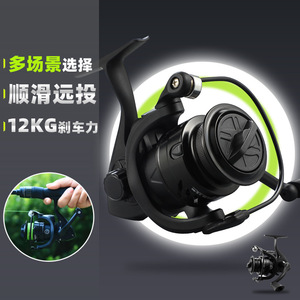 Fiasst Spinning Reel 12Kg Brake Force Deep Shallow Spool Long Casting All Metal Fishing Reel - Product Image 5