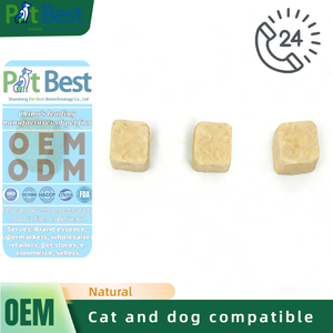Grossiste en friandises pour animaux de compagnie OEM - Blocs d'eau concentrée de bouillon de poulet lyophilisé, qui peuvent fournir de l'hydratation aux chats et aux chiens. - Product Image 1