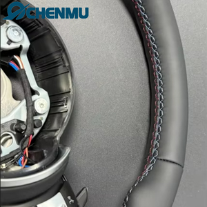 Volant de direction en cuir modifié de haute qualité, couverture intégrale, <span class=keywords><strong>M</strong></span> <span class=keywords><strong>Sport</strong></span> pour <span class=keywords><strong>BMW</strong></span> F10 F30 F15 F80 F01 F02 F87 - Product Image 3