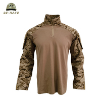Tenue de terrain tactique unisexe De-Make Custom Frog Cut en polyester/coton Ripstop, chemise et pantalon de chasse disponibles en plusieurs motifs camouflage