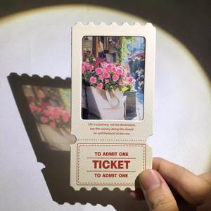 Cartoline Decorative personalizzate a doppia faccia stampate cartoline eventi rivelano carta regalo pellicola fotografica per animali domestici biglietto VIP - Product Image 1