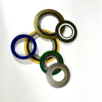 Joint spiralé ASME B16.20 SS316 rempli de graphite, joint de bride RF, joint métallique pour l'industrie pétrolière et gazière haute pression