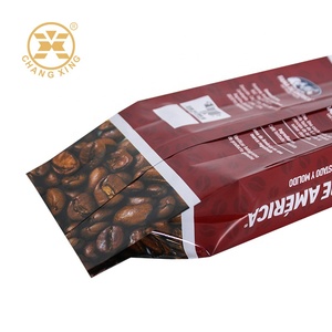 Sacs d'emballage pour café de qualité alimentaire imprimés en usine en Chine, 250g, 500g, 1kg, avec valve et fermeture éclair - Product Image 4