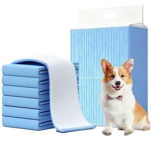 Tapis et couches absorbantes pour animaux de compagnie, épaissis, désodorisants, jetables, anti-urine, en non-tissé, SAP et pâte de bois pour chiens, chats, lapins - Product Image 1
