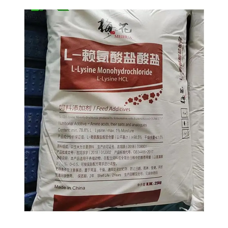 Meihua Merk Voedingskwaliteit L-Lysine Hydrochloride 98.5% L Lysine Hcl