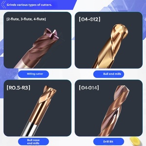 Mèche de perçage, petite rectifieuse automatique, 234 dents, outil en acier au tungstène à pointe ronde en alliage, meule - Product Image 4