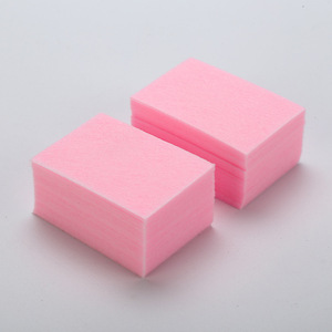 1000 pièces de cotons professionnels jetables colorés pour le nettoyage des ongles, 6*3.9cm, outil de dépose de vernis gel pour nail art, accepte le logo personnalisé - Product Image 2