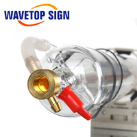 WaveTopSign tabung Laser Co2, tabung Laser 60W 80W 100W 130W 150W Diameter 80mm