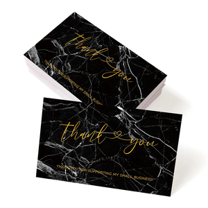 Or Merci de soutenir mes petites cartes de visite Petit Merci pour votre commande Cartes Merci Cartes de vœux Merci - Product Image 1