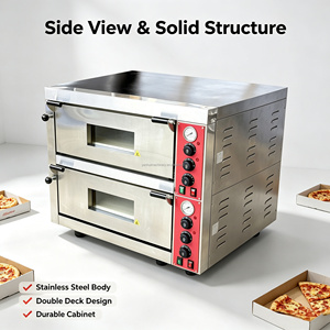 <span class=keywords><strong>Four</strong></span> à pizza électrique commercial avec pierre rotative pour restaurant – Machine à cuire professionnelle en promotion - Product Image 6