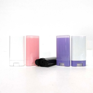 Wholesale 15g 50g 75g Empty Plastic Stick Deodorant Bottle <b>Container</b> for Sale and PP <b>Small</b> Gel White Tube Packaging Filling - Product Image 1