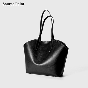 Cổ điển Rau rám nắng da công suất lớn Tote Túi xách sang trọng của phụ nữ Túi da - Product Image 1