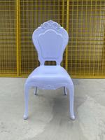 Chaise de salle à manger moderne en plastique pour mariage, blanche, usage commercial en intérieur, pour salon et fournitures de mariage