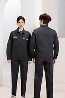 Combinaisons de travail en fibres de polyester et de coton conductrices TN8357, antistatiques, manches longues, vêtements de travail de sécurité pour le printemps