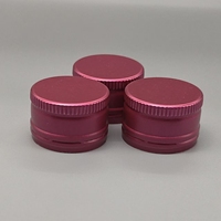 Tapa de Rosca de Aluminio Anodizado Personalizada Resistente a Altas Temperaturas de Grado Alimenticio, Tapa Ropp a Prueba de Manipulación para Botellas de Vidrio