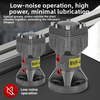 BVP-60C 1/4 Zoll Hochwertiger Aluminiumlegierungs-Filter-Pneumatikvibrator 0,2-0,6 MPa Arbeitsdruck für Trichter BVP-Serie Aktuator