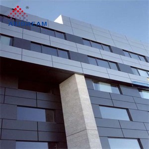 Panneaux muraux de façade en aluminium perforé ondulé Aludream, série 1000, haute résistance à la corrosion - Product Image 2