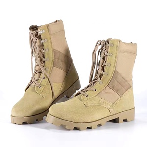 Pelle scamosciata mucca resistente all'abrasione antiscivolo in gomma acciaio Sole protezione della punta da esterno per escursioni nel deserto <span class=keywords><strong>stivali</strong></span> di sicurezza - Product Image 6