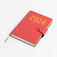 Fourniture de cahiers d'impression personnalisés journal en cuir 2024 calendrier cahier agendas planificateur hebdomadaire
