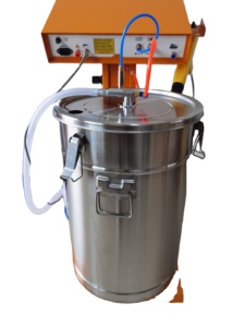 Máquina Portátil de Recubrimiento Electrostático en Polvo Epoxi de Alta Calidad, Pistola de Recubrimiento en Polvo <span class=keywords><strong>Gema</strong></span> OURS 800, Contenedor de Tolva, Precio - Product Image 4
