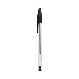 थोक स्टॉक Ballpoint कलम कार्यालय स्टेशनरी छात्र के लिए 1.0 बुलेट प्लास्टिक सरल बॉल पेन