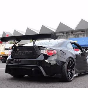 Alerón Trasero Estilo G de Fibra de Carbono/Fibra de Vidrio Negra Sin Pintar para Subaru BRZ y Toyota 86 GT86 - Product Image 4