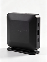 Carcasa de Plástico ABS Personalizada para Decodificador de TV Android, Sin Ensamblar, con Recortes para Puertos