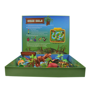 Navidad educativos de cuenta regresiva de tablero de juego de <span class=keywords><strong>caja</strong></span> de regalo de plástico de <span class=keywords><strong>dinosaurios</strong></span>, conjunto de juguete de calendario de adviento de la <span class=keywords><strong>caja</strong></span> de Juguetes - Product Image 2