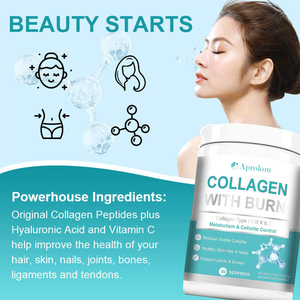 Poudre de collagène multi-sources, formule brûle-graisses pour le métabolisme, compléments pour cheveux, peau, ongles, articulations et os, pour la minceur - Product Image 2